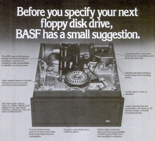 BASF 6106 / newspaper advertisement