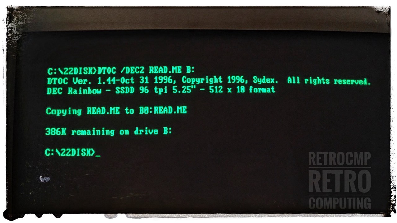 22DISK - Copy a file