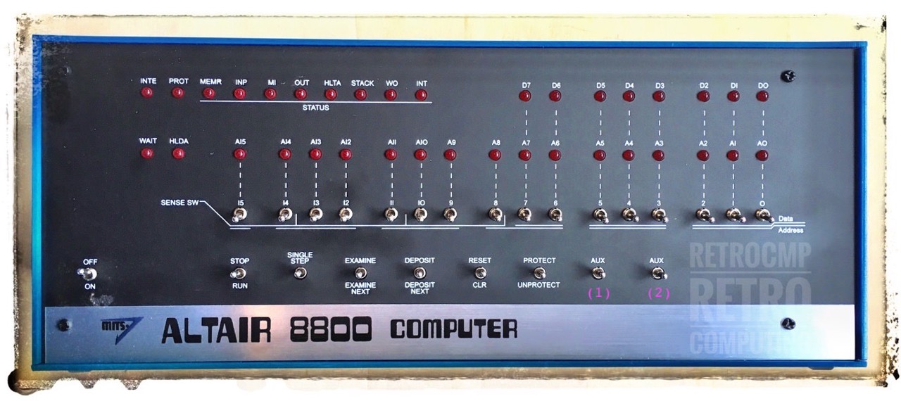 Altair-Duino Pro 8800 - Front Panel