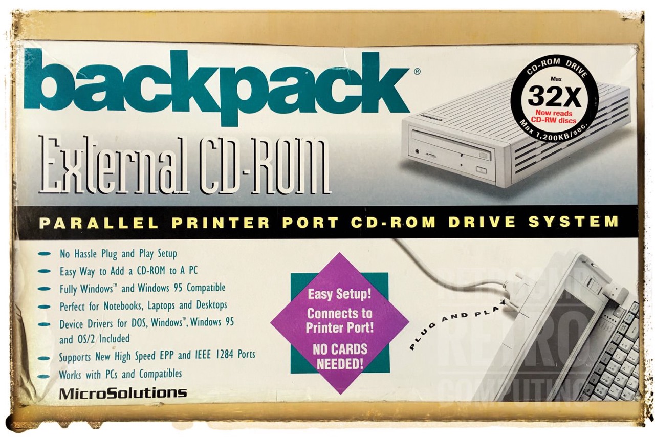 MicroSolutions Backpack CD-ROM drive 167550