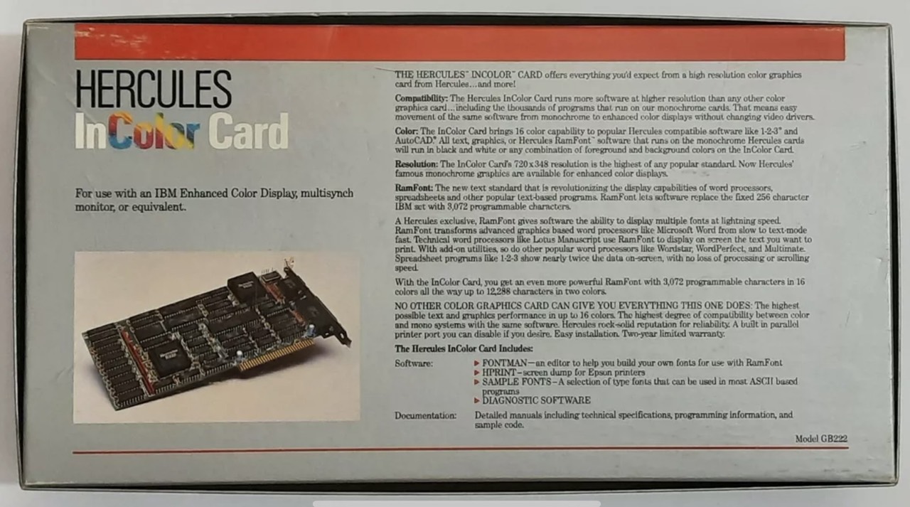 Hercules InColor Card