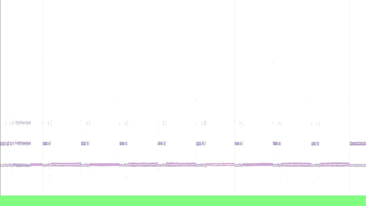 Blank/erased floppy track