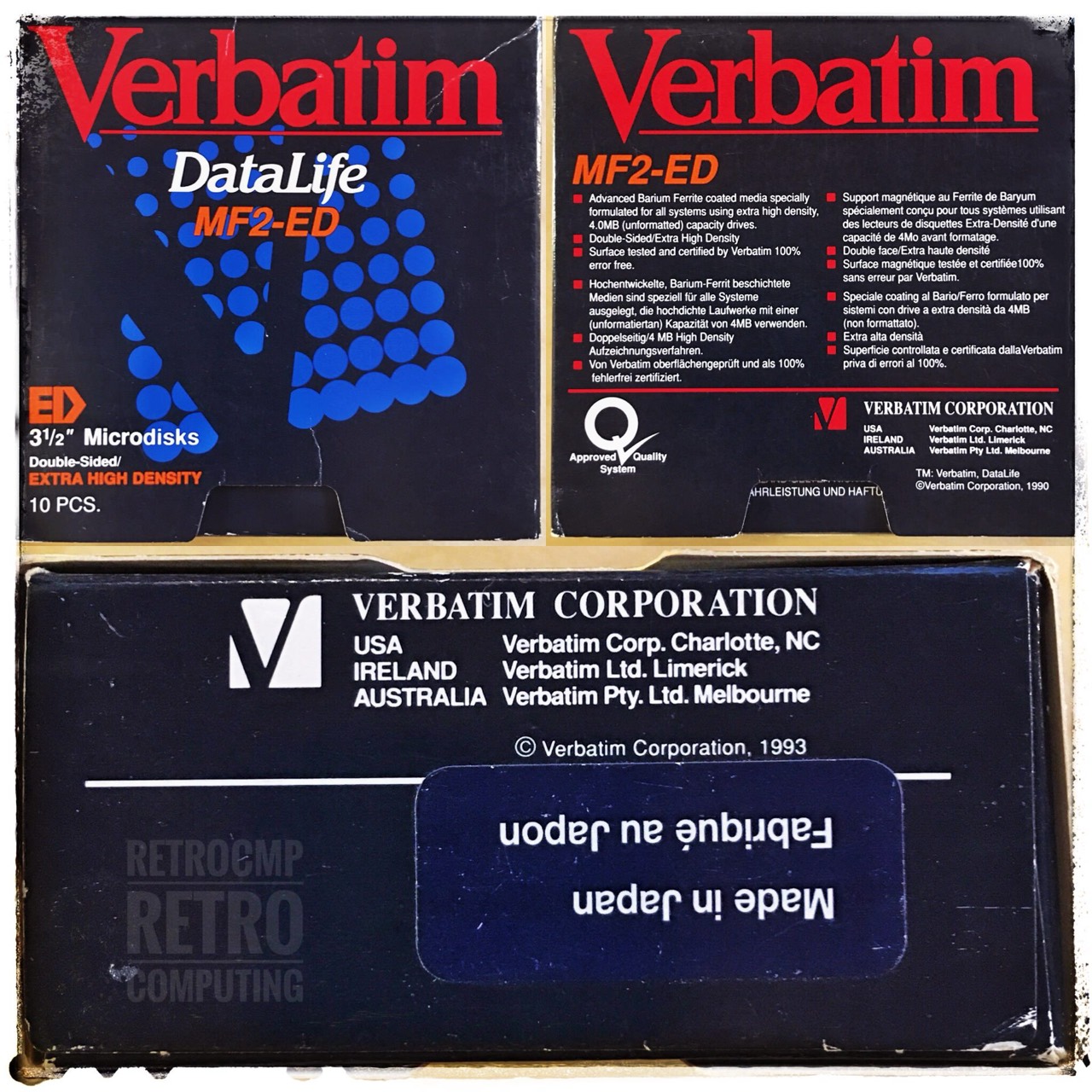 Verbatim MF2-ED floppy disk