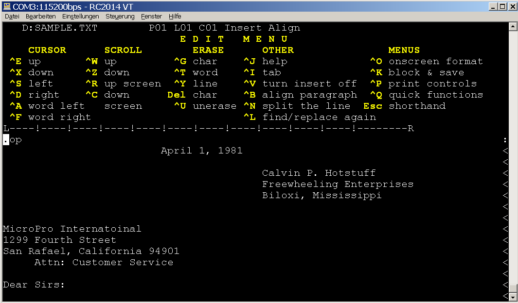 Wordstar 4