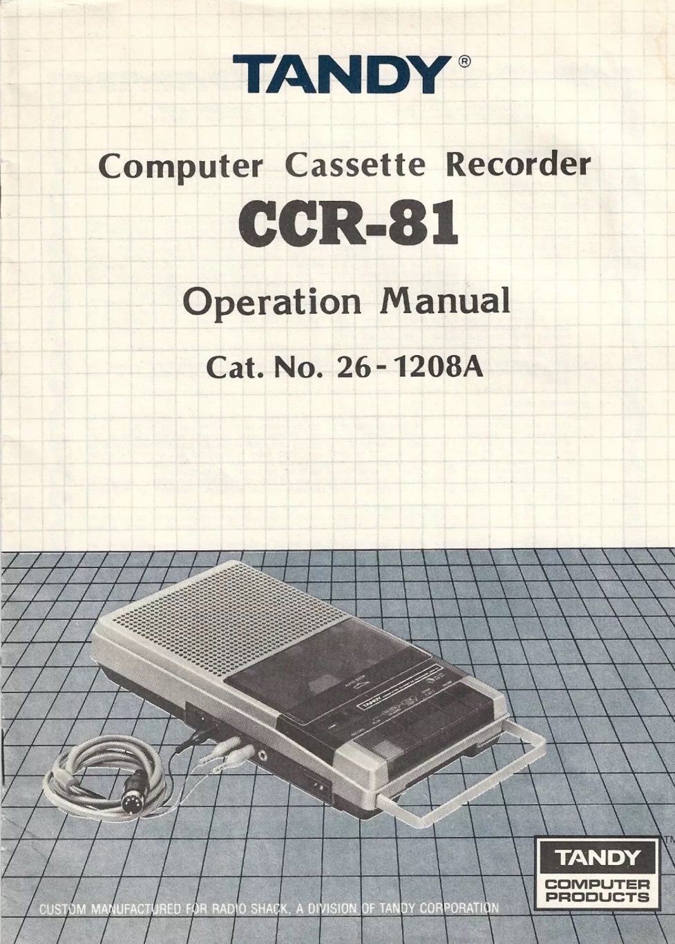 Tandy CCR-81