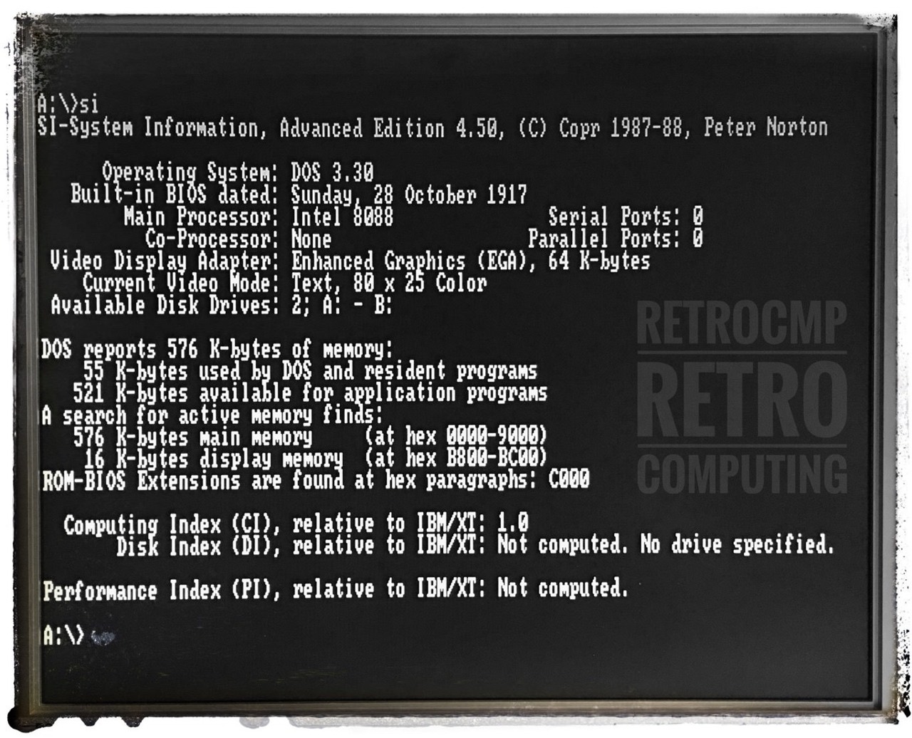 ... with IBM EGA card (64 KByte)