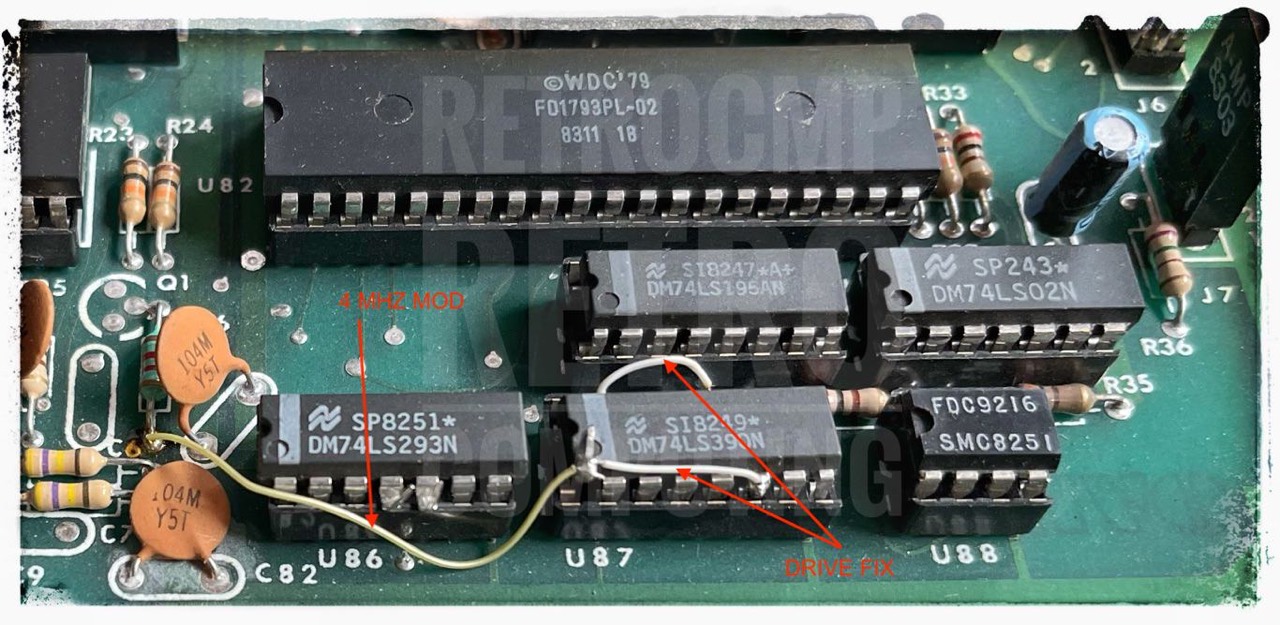 Kaypro II with drive fix mod