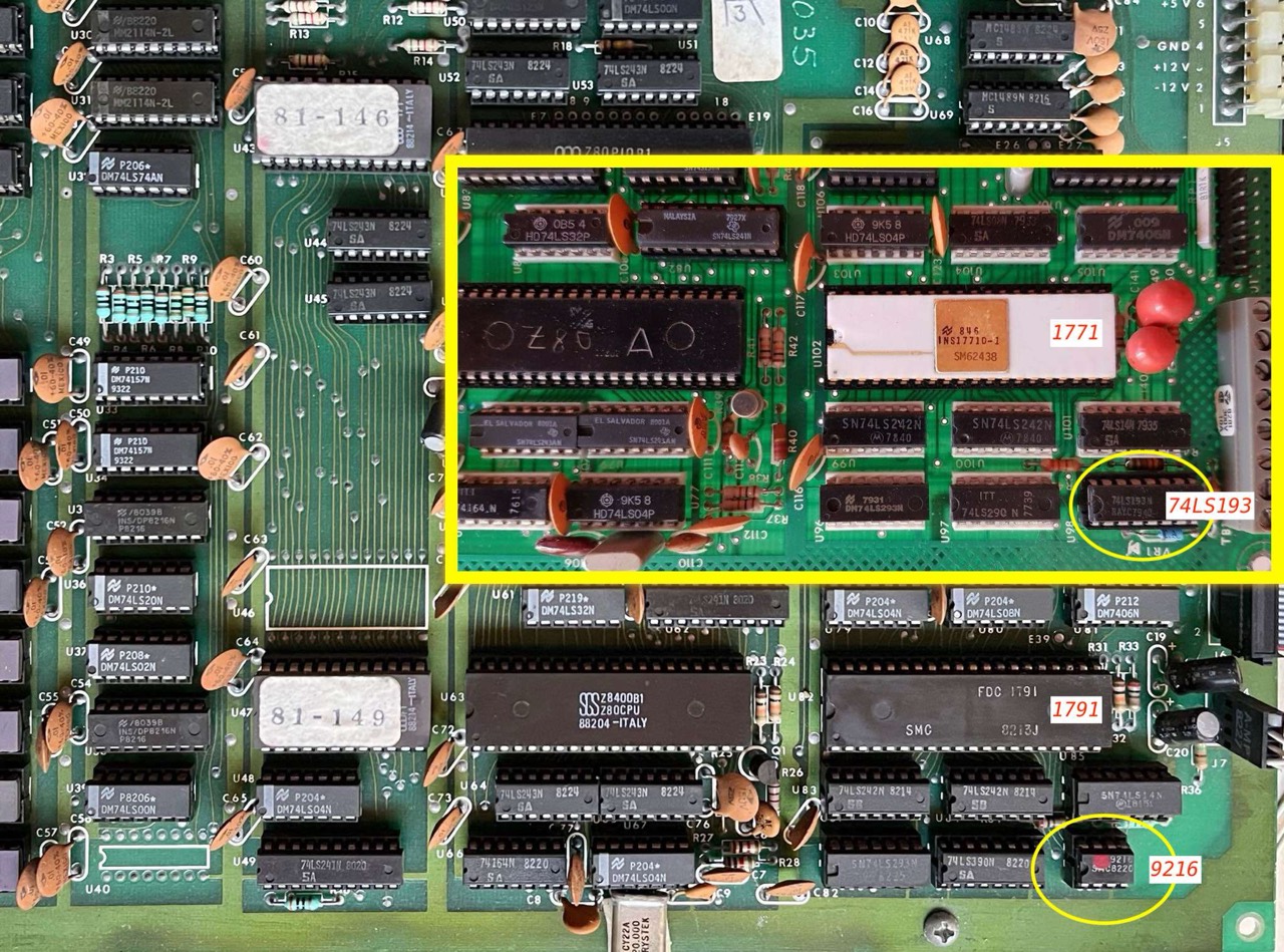 BigBoard I and Kaypro II, MB 81-110-A