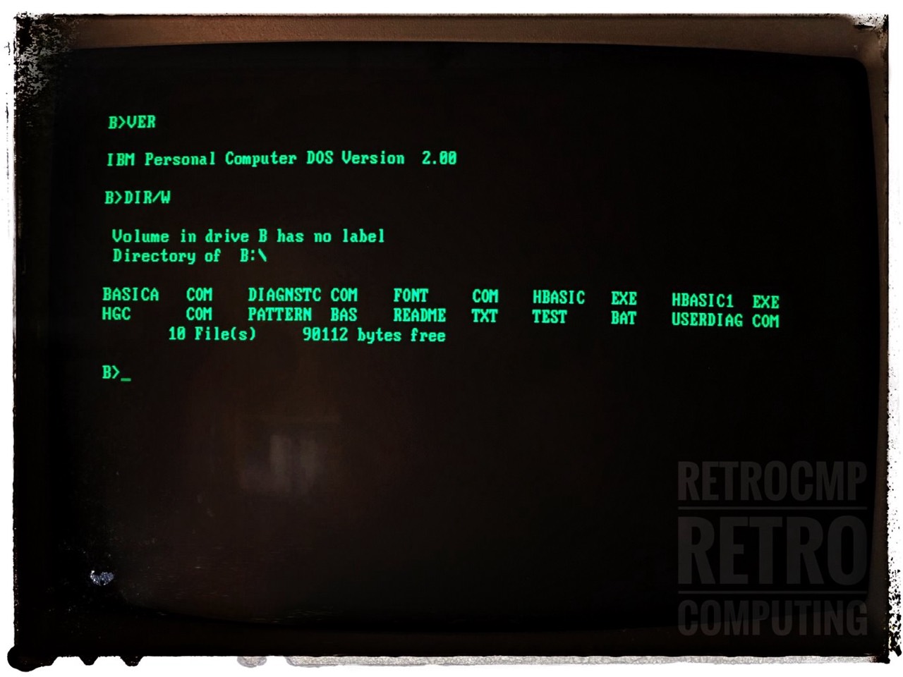 Drive B: BASIC interpreter