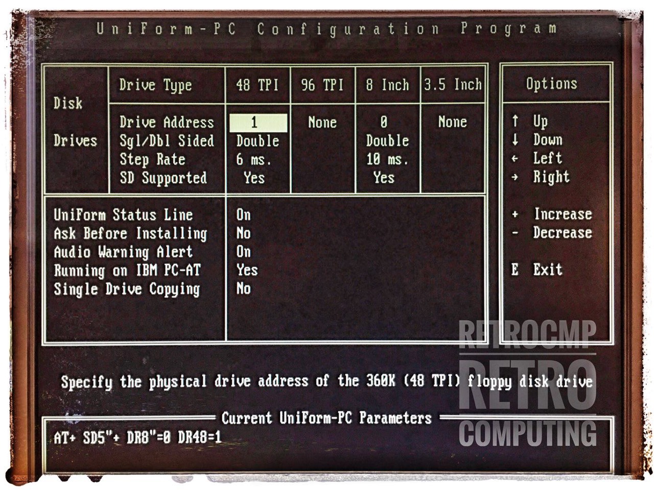 UniForm-PC v2.05, Configuration Program