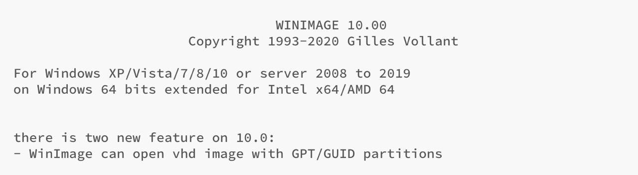 WinImage 10